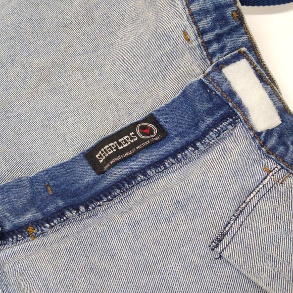 Shoulder Bag Handmade Denim Sheplers Jeans Boho Hippie Cardinals and Blue Jays - Picture 6 of 12